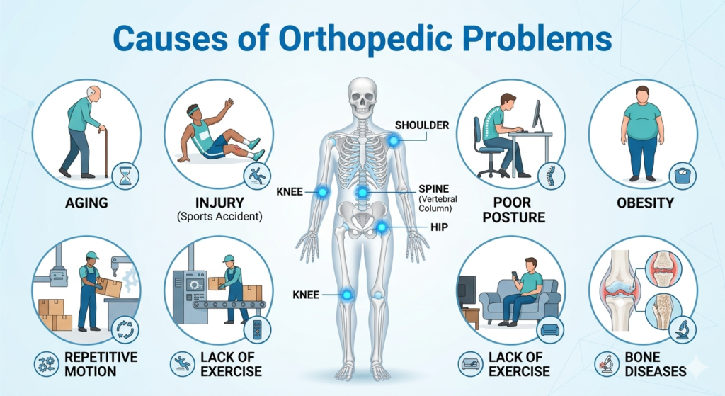 Causes of Orthopedic Problems